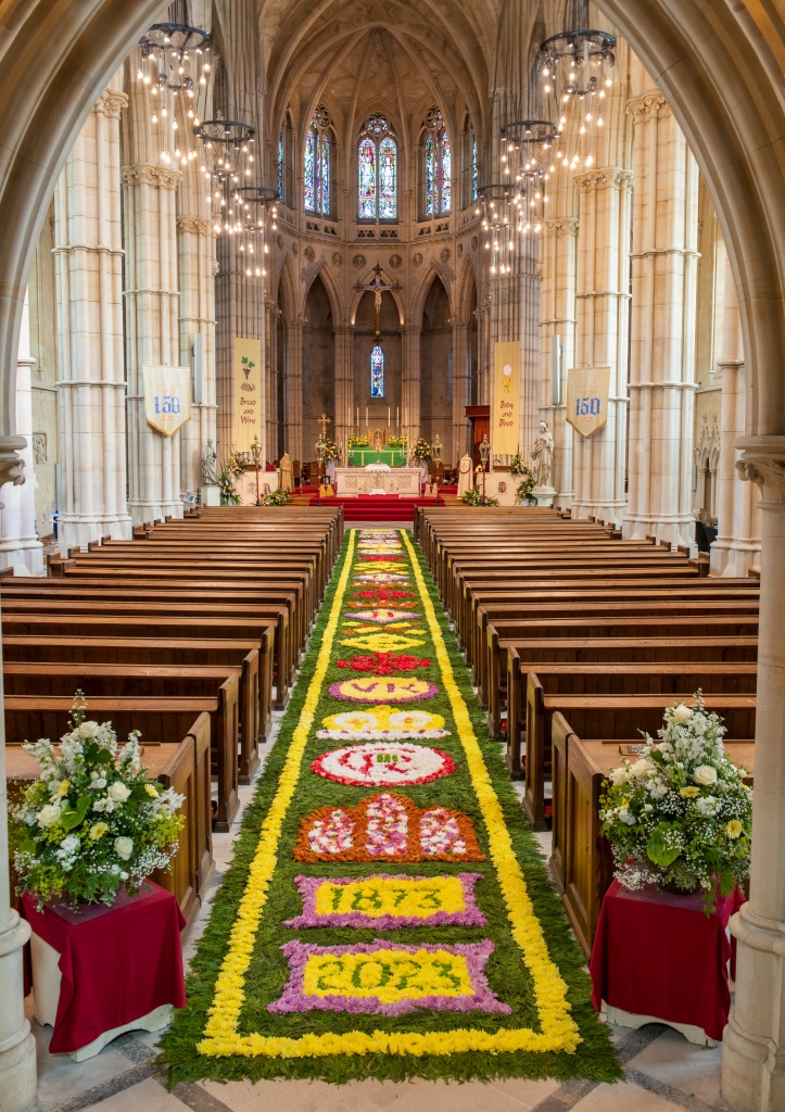 Official Corpus Christi Carpet Of Flowers Photograph