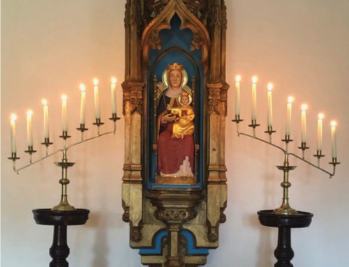 Our Lady of Walsingham Statue by Antonia Moffat
